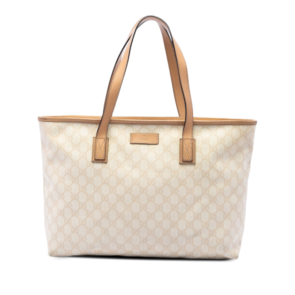 Pre-Loved Gucci Medium GG Supreme Tote